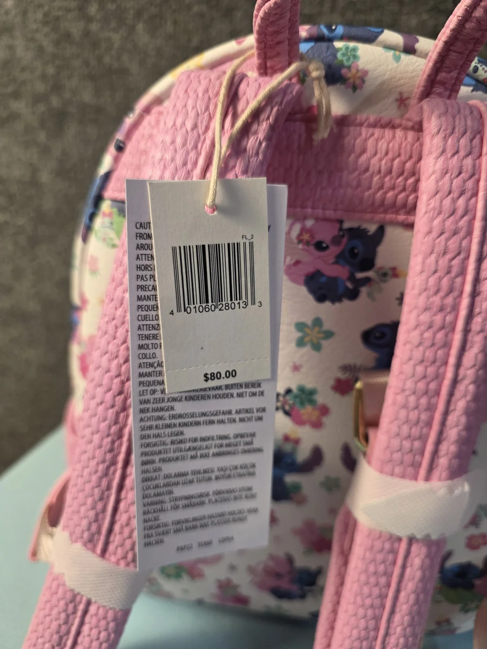 Loungefly x Disney Parks Stitch and Angel Mini Backpack - NEW